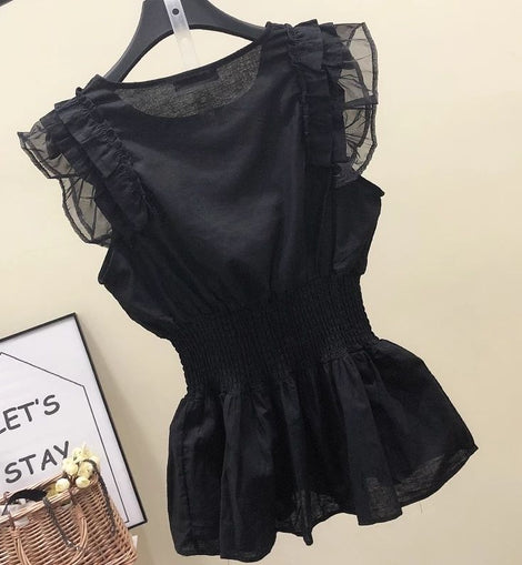 Corset lace vest sun protection clothing