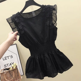 Corset lace vest sun protection clothing