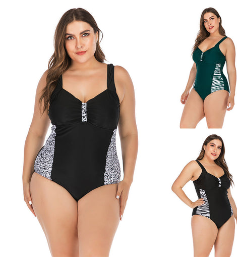 One-piece plus size swimsuit