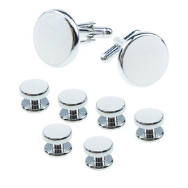 Men's Suit Cufflinks French Shirt Round Oil Drip Cufflinks