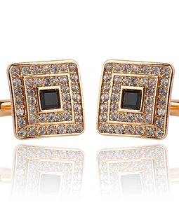 Explosive Austrian Crystal Cufflinks