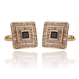 Explosive Austrian Crystal Cufflinks