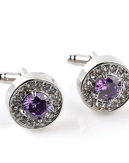 Explosive Austrian Crystal Cufflinks