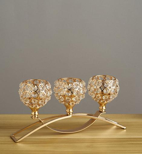 Crystal Candle Holder Amazon Geometric Wrought Iron Candle Holder Ornaments