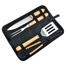 Budaihe Wooden Handle Grill Set