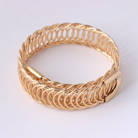 Gold Adjustable  Bracelets & Bangles Women