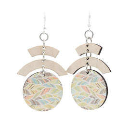 Flowing Feather Earrings #1658