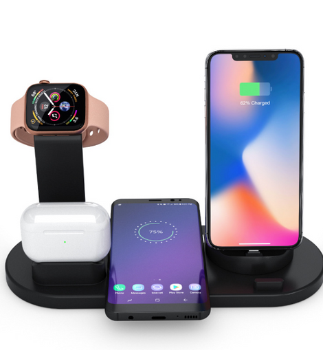 Three in one wireless charger