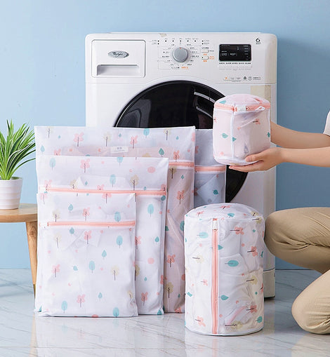 Laundry Wash Bag Foldable Mesh