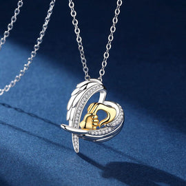 New Mother's Day Necklace Holding Little Hands