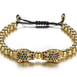 Men Bracelet Gold Beads