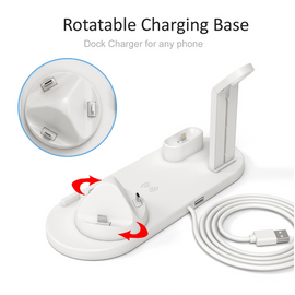 Three in one wireless charger