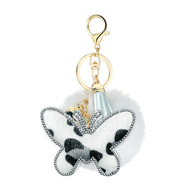 Leopard Print Butterfly Ornaments