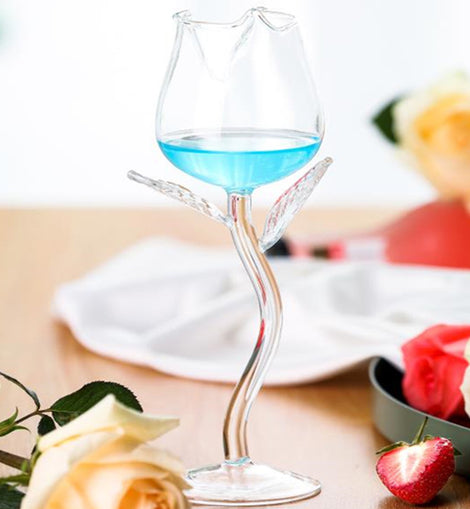 Household Rose Shaped Red Wine Glass Kitchen Gadgets
