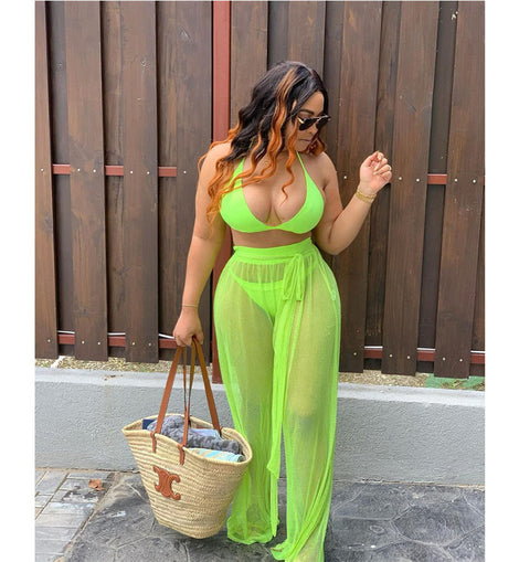 Three-piece Swimsuit Bikini Split Women