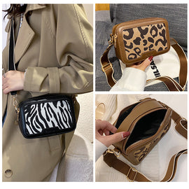Women's Shoulder Bag Leopard Print Messenger